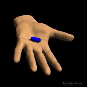 Blue Pill == Falsehood, security and the blissful ignorance of illusion ~ Graphic:  C. Spangler