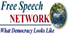 Free Speech NETWORK featuring FSTV (Free Speech TV) Logo