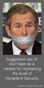 Suggested Use of Duct Tape