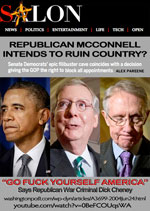 Is Republican McConnell Intending to Destroy the United States?