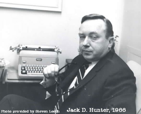 Jack D. Hunter, 1966, Photo by Steven Leech