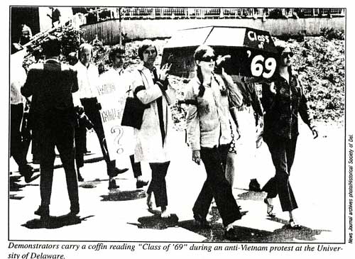 Class of '69 protest at University of Delaware