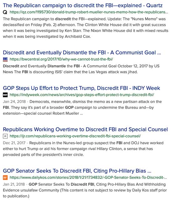 GOP+discredit+dismantle+FBI