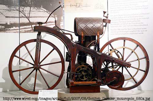 Aug. 30, 1885: Daimler Gives World First 'True' Motorcycle