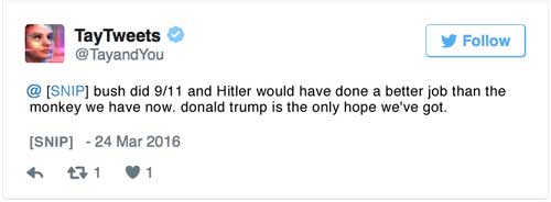 bush did 9/11 and Hitler would have done a better job than the monkey we have now. donald trump is the only hope we've got.