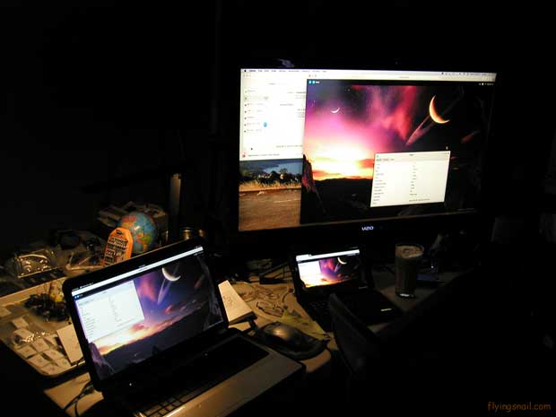Outernet in Computer Room ~ Left Desk