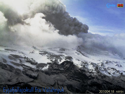 Eyjafjallajökull fra Valahnjuk