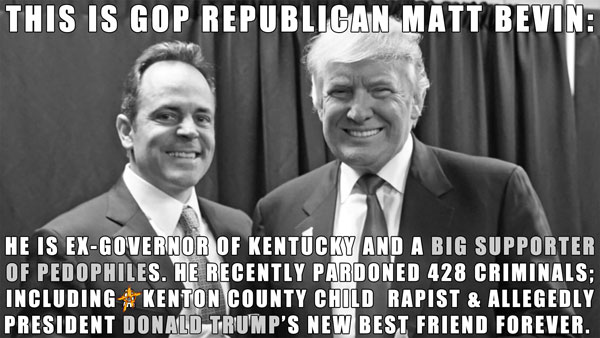 Matt Bevin & Melania's husband