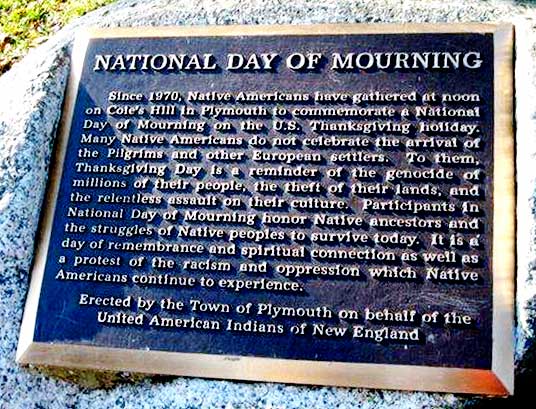 National Day of Mourning - Plymouth, Mass.