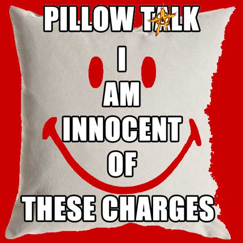 Pillow Talk ~ I am innocent of these charges