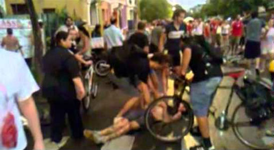Bank Official Intentionally Tries to Kill Dozens of Cyclists