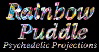 Rainbow Puddle, lightshow - graphics - video