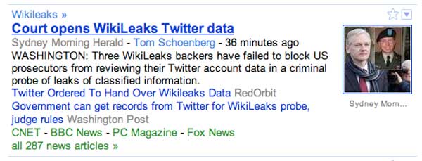 Government can get records from Twitter for WikiLeaks probe, judge rules